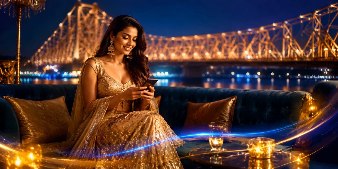Kolkata vibrant scene showing players interacting with live dealer casino games